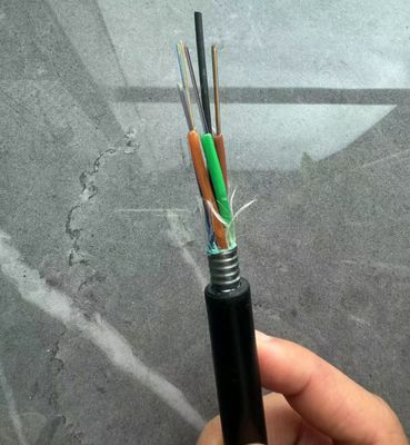 PSP linh hoạt 24Cores ngoài trời GYTS G652D Cáp quang sợi cho không khí