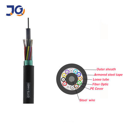 Cáp quang sợi chống gặm nhấm 48 96 144 Cáp quang sợi lõi GYTS Cáp quang sợi bọc thép
