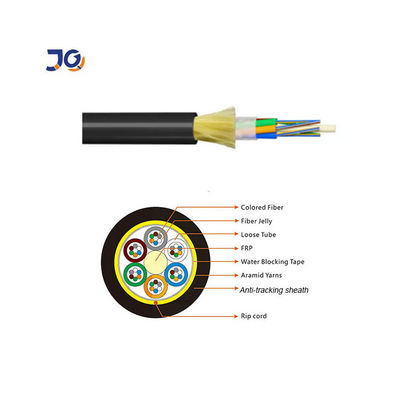 Cáp quang sợi ADSS tự nâng 24 48 Cáp sợi lõi cho trên cao