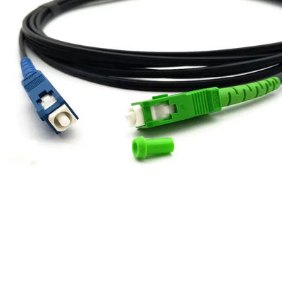 Dây nhảy quang FTTH trong nhà/ngoài trời, cáp quang thả, đầu nối SC/LC/ST-UPC/APC