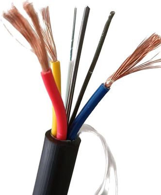 12 lõi OPLC Cáp quang sợi lai Cáp sợi tổng hợp với dây dẫn đồng