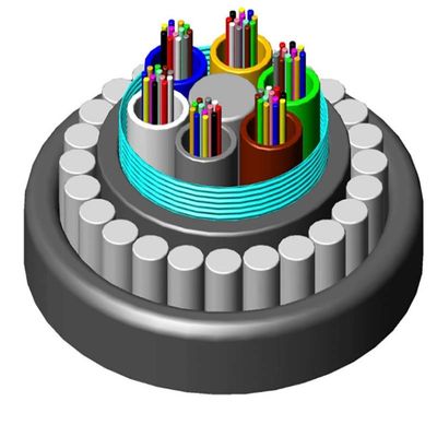 dưới biển trực tiếp chôn dưới nước GYTA33 GYTS33 dây thép cáp quang sợi bọc thép