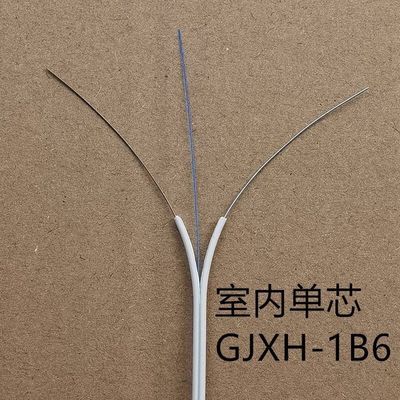 2 lõi trong nhà FTTH GJXH-2B6 Drop Cable G657A2 LSZH PVC Jacket