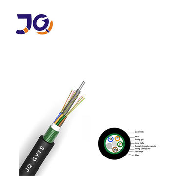 SM MM Bọc thép G652D 24 48 96Core Cable Fiber Optic GYTS