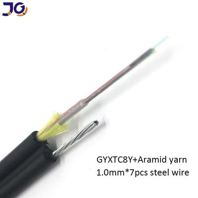 4 lõi 6 lõi 12 lõi cáp quang sợi với dây thép Mini hình 8 cáp Gyxtc8y Gyxtc8a