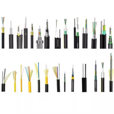 Hình 8 Cáp quang sợi với băng nhôm / băng thép Thiết kế giáp và tự hỗ trợ cho điều kiện thời tiết khắc nghiệt