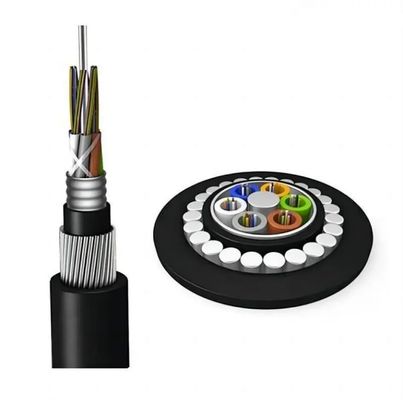 24 48 Cáp quang sợi bọc thép dưới nước GYTA33 GYFTY33 ống lỏng