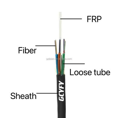GCYFY Air-Blast Duct Micro Single-Mode Fiber Optical Cables 24 48 96 144 Kích thước FTTH