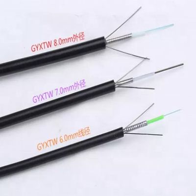Cáp quang GYXTW bọc thép treo trên không 2 - 24 lõi, lắp đặt ngoài trời
