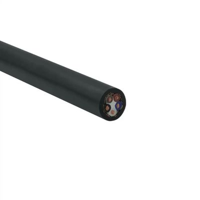 Cáp RVVP LSZH sợi quang lai ngoài trời với 2/3/4/5/6 lõi Cat6 FTP bọc xoắn ốc bằng đồng nguyên chất