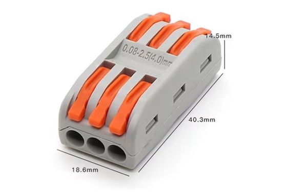 Đèn đèn LED dây kết nối nhanh 1-in-2-out Terminal Block 2-in-4-out Wire Splitter 3-in-6-out Terminal Box cho ngoài trời