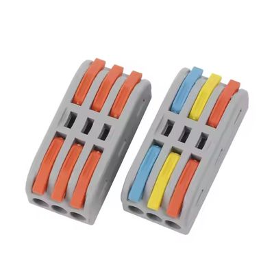 Đèn đèn LED dây kết nối nhanh 1-in-2-out Terminal Block 2-in-4-out Wire Splitter 3-in-6-out Terminal Box cho ngoài trời