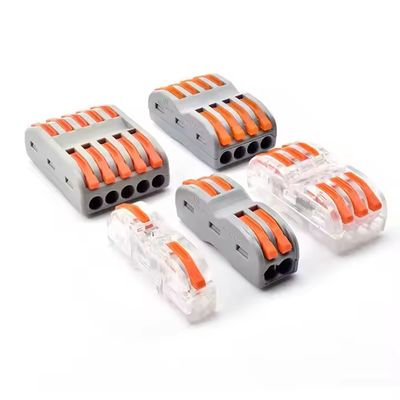 Đèn đèn LED dây kết nối nhanh 1-in-2-out Terminal Block 2-in-4-out Wire Splitter 3-in-6-out Terminal Box cho ngoài trời