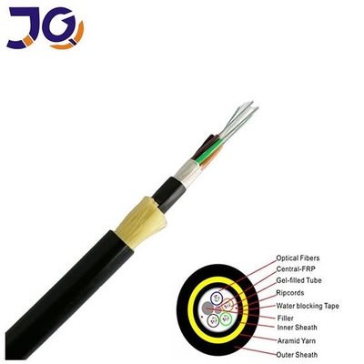 Outdoor Aerial ADSS Cable Fiber Optic Double Jacket Non-metal HDPE 24 ′′ 96 Core cho mạng viễn thông
