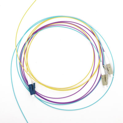 12 Core FTTH Fiber Optic Pigtails SC/LC/ST-UPC/APC Single Mode Màu sắc cho trung tâm dữ liệu