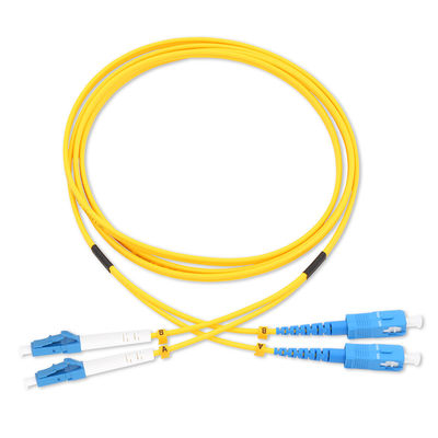 SC / UPC Chế độ đơn Đơn giản Dây vá sợi quang 3.0mm
