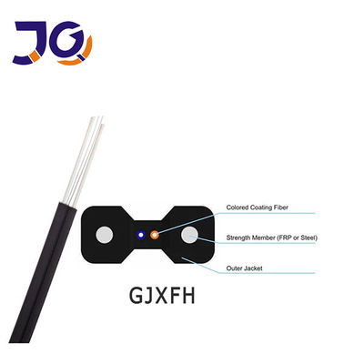 1/2/4 lõi trong nhà sợi quang thả cáp GJXH-2B6 FTTH g657A2 LSZH áo khoác