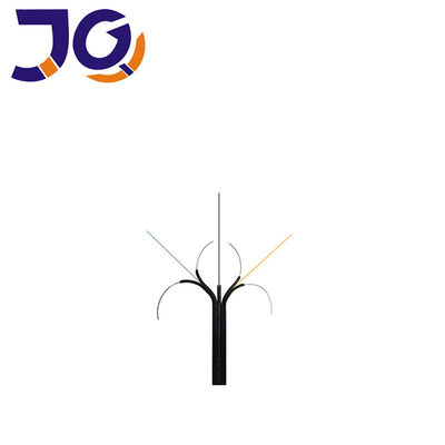 Cáp thả G657A1 Ftth với dây thép tự hỗ trợ 1.0mm 2 sợi