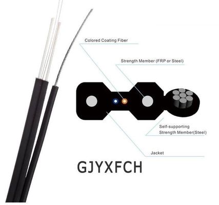 Cáp thả quang FTTH ngoài trời tự hỗ trợ G652D