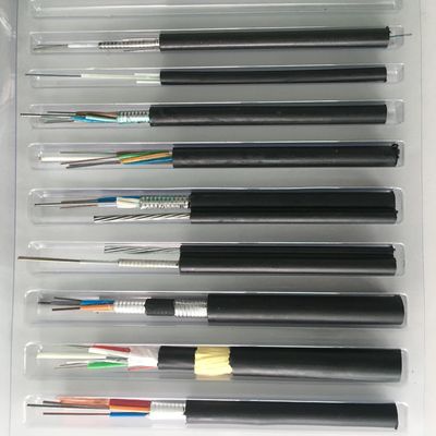 12 Core FO Multimode Fibre Cable GYXTW bọc thép ngoài trời