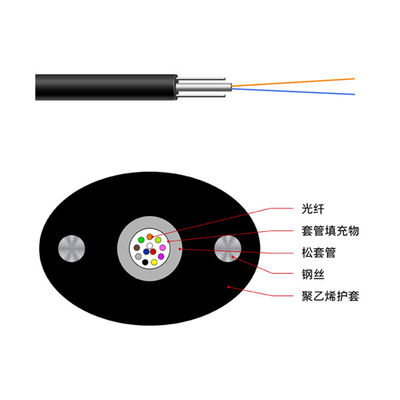 Thành viên độ bền dây thép Cáp quang FTTH GYXTPY