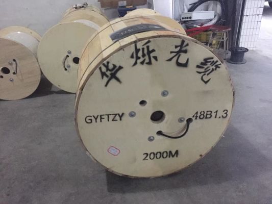 Trên đầu tự hỗ trợ Cáp quang ngoài trời 48 lõi GYTC8S