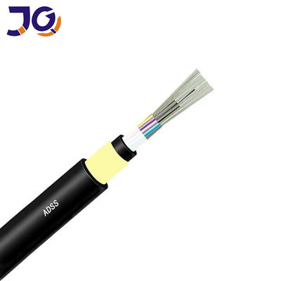 Chiều dài 2km Áo khoác AT / HDPE Cáp quang ADSS trên không