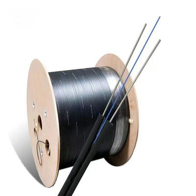 Tự hỗ trợ Dây sứ giả bằng thép trong nhà ngoài trời FRP G657A FTTH Drop Fibra Optica Cáp quang 1 2 4 lõi