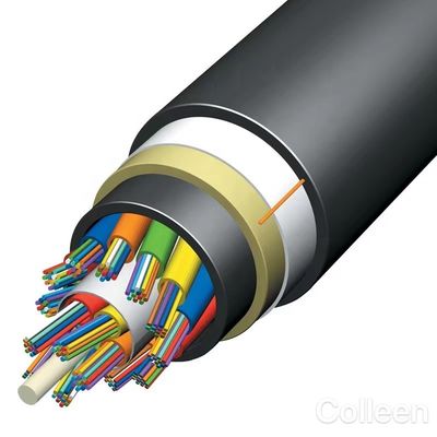 chế độ đơn Tất cả điện môi tự hỗ trợ cáp quang sợi quang dài 100m 24 lõi