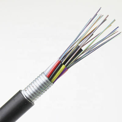 Outdoor GYTA Single Mode Fiber Optic Cable G652D 12 24 Core Duct Aerial Universal Factory Direct Supply