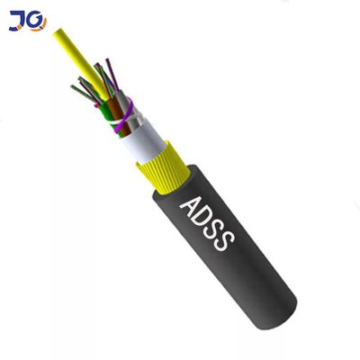 Cáp quang Single Mode 72 Core G652d tự hỗ trợ Pe Jack Jack