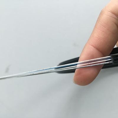 Lớp phủ màu 250um G652D 2 lõi Cáp thả sợi quang Ftth FRP được gia cố cho ngoài trời