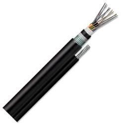 Cáp quang tự hỗ trợ hình số 8 GYTC8S, 24 48 sợi, có dây thép chịu lực trên không