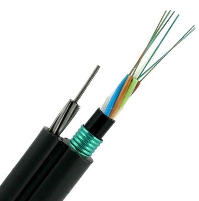Cáp quang tự hỗ trợ hình số 8 GYTC8S, 24 48 sợi, có dây thép chịu lực trên không