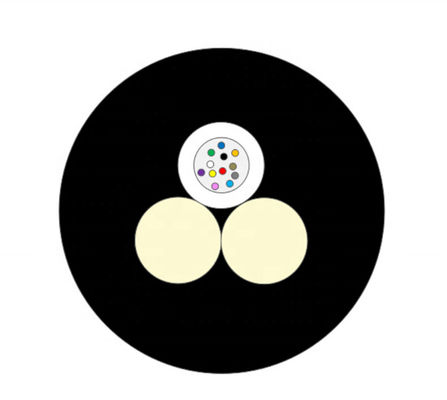 12 lõi tự hỗ trợ FRP Tăng cường cáp ASU De Fibra Optica Khoảng cách 120M