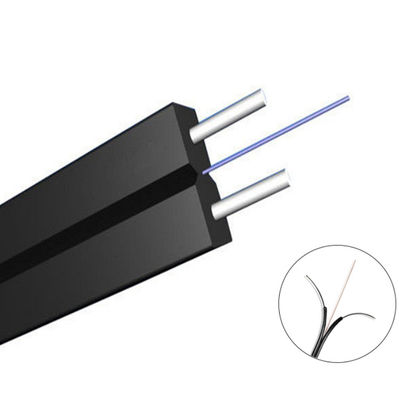 FRP G657 Ftth Drop Steel Messenger Wire Cable dành cho mạng FTTX