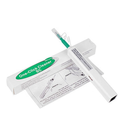 Bút làm sạch sợi quang 2,5mm một lần nhấp màu xanh lục Đầu nối SC ST FC