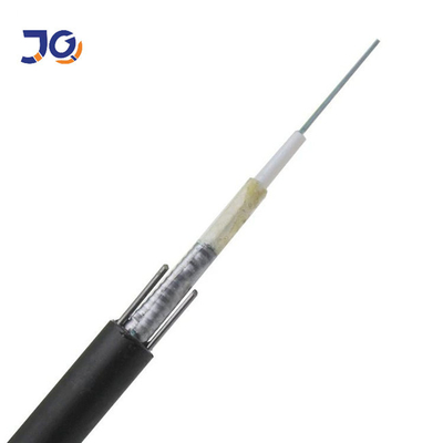 2 4 6 8 16 24 Cáp quang ngoài trời bọc thép trên không Gyxtw 1km g652d Chế độ đơn 12 lõi