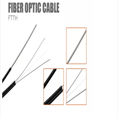 1km 2km 3km Plywood Drum FTTH Fiber Optic Drop Cable 1 Core Single Mode Cable trong nhà