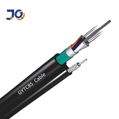 Dây thép FRP tự hỗ trợ Độ bền bọc thép GYFTC8S GYTC8S Hình 8 Cáp quang