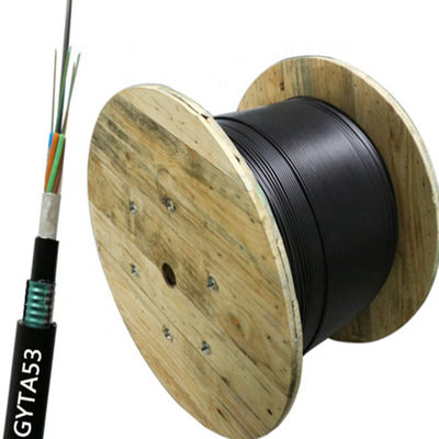 12 24 48 96 Core Single Mode G652d Outdoor Duct Aerial Fiber Optic Cable GYTA53 GYTS53