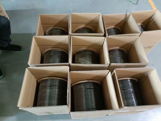 1km 2km 3km Plywood Drum FTTH Fiber Optic Drop Cable 1 Core Single Mode Cable trong nhà