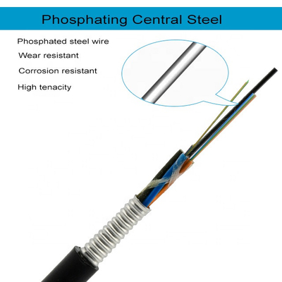 Cáp quang đơn chế độ ngoài trời Cáp giao tiếp lõi GYTA 4/6/8/12