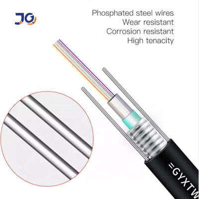 Băng thép GYXTW Cáp ống lỏng bọc thép 24 lõi Chế độ đơn