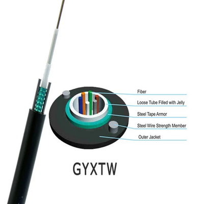 Cáp quang ngoài trời 1310nm 4 6 8 12 lõi GYXTW